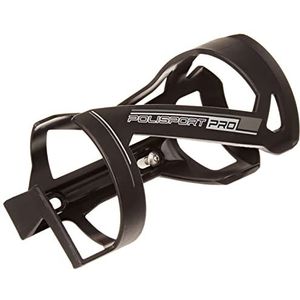 POLISPORT 8646400001 - Bidonhouder model SIDE CAGE PRO voor MTB-fietsen, licht, stevig en snel te monteren in zwart/grijs