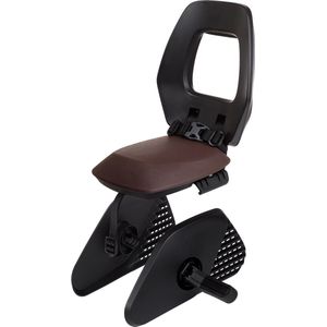 Bobike One Junior achterzitje tot 35kg dragerbevestiging zwart/bruin