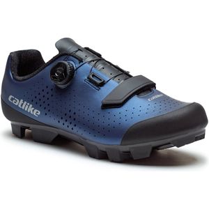 CATLIKE 7200600035 - Fietsschoenen Kompact'o X MTB/XC Maat 46 maximaal comfort met ATOP-systeem voor heren en dames, sluiting met klittenband kleur Blauw