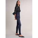 Jeans - Blauw - 81% Katoen - Hoge Taille - Skinny Leg - Afslankend Effect