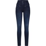 Jeans - Blauw - 81% Katoen - Hoge Taille - Skinny Leg - Afslankend Effect