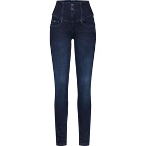Jeans - Blauw - 81% Katoen - Hoge Taille - Skinny Leg - Afslankend Effect