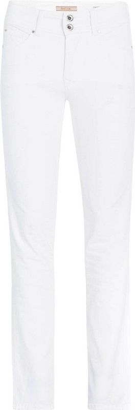 Salsa - 1191230001 - Spijkerbroek - Wit - Katoen - Push In Pasvorm