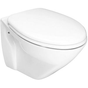 Wandtoilet sanindusa cetus rimfree keramiek exclusief zitting wit