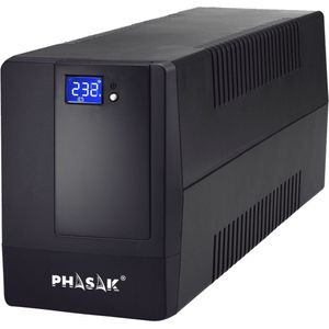 Phasak - Ph 9464 - UPS - EU-stekker - 650VA - Green Topology