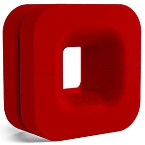 NZXT Puck - Cable Management and Headset Mount - Compact Size - Silicone Construction - Powerful Magnet for Computer Case Mounting - Red