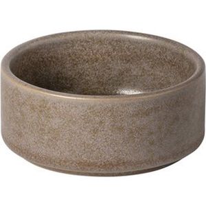 Grestel - Produtos Ceramicos, S.A. Costa Nova Redonda Dipschaal, bruin, hoogte: 35 mm, diameter: 84 mm, 6 stuks