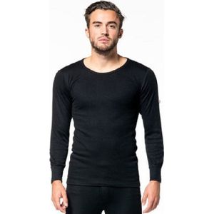 Gentlemen - 2 heren thermo T-shirts - lange mouw - zwart - maat XXL
