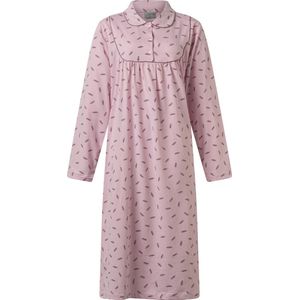 Lunatex - klassiek dames nachthemd 224158 - roze - maat L
