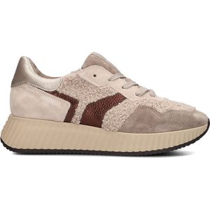 Softwaves - Lage Sneakers - Beige - Suède