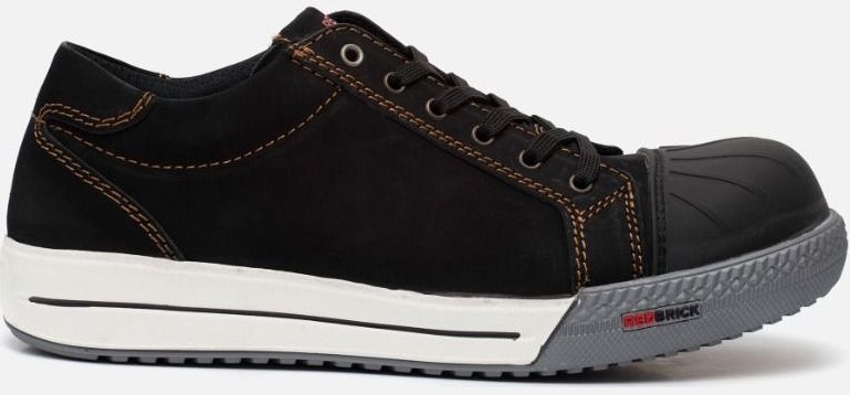 Redbrick - Flint Sneaker LG S3 + KN - Zwart - Veiligheidsschoen - Antistatisch
