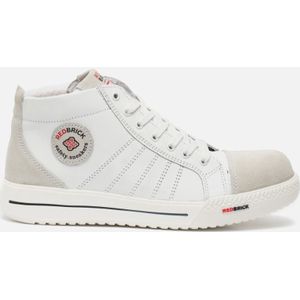 Redbrick - Mont Blanc - Sneaker Hoog - Wit - Leer - Veiligheidsklasse S3