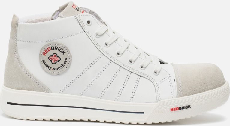 Redbrick - Mont Blanc - Sneaker Hoog - Wit - Leer - Veiligheidsklasse S3