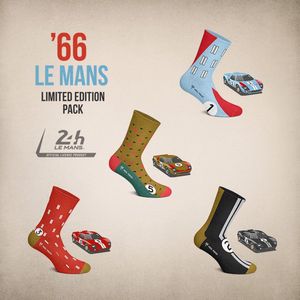 Heel Tread - Le Mans '66 - Sokken - Limited Edition - Ford GT40 - 4 Paar