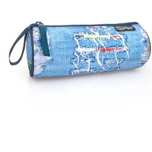 Delbag - Etui Rond - Denim - 21 cm