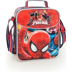Spider Man Lunchtas - 19 cm hoog - Rood