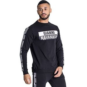 Gianni Kavanagh Black Statement Sweat heren, blue, XL