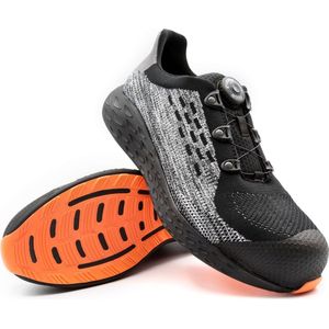 No Risk - Borealis S1P - Werkschoen - Zwart - Composiet Neus - Antistatisch