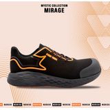 No Risk - Mirage S1P - Werkschoenen - Zwart - Microvezel - Lichtgewicht