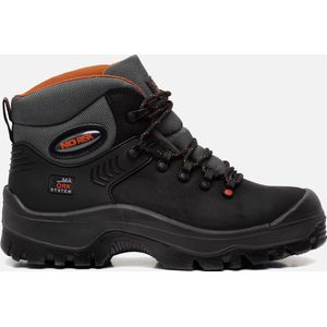 No Risk - Hudson 1068.30 - Werkschoenen - Zwart - Nubuck Leer - S3