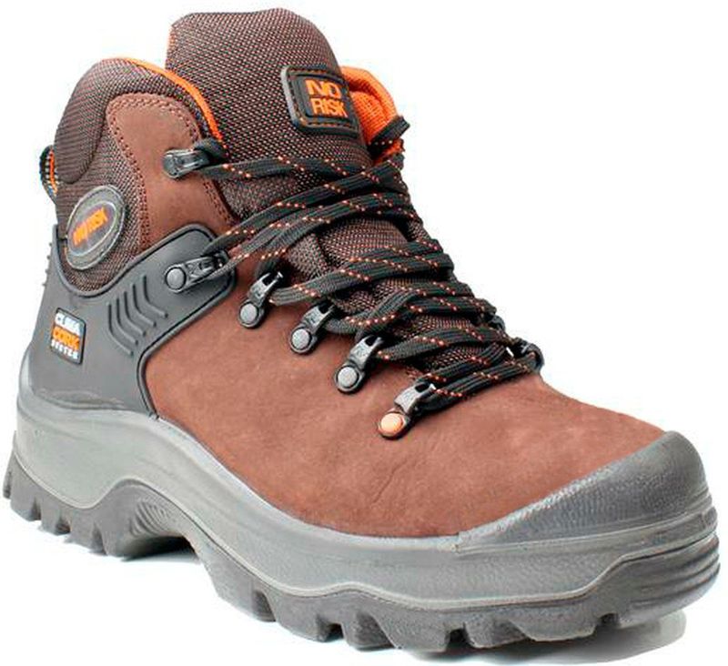 No Risk - Yukon 6068.32 - Werkschoenen - Bruin - Leer Nubuck