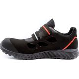 No Risk - Black Widow S1P - Werkschoenen - Zwart - Microvezel