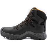 No Risk - Brandon 1025.07 S3 - Veiligheidsschoen - Zwart - Metaalvrij - Clima Cork System