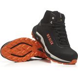 No Risk - Athletic Mid STX - Werkschoenen - Zwart/Oranje - Waterdicht - Composiet Beschermneus