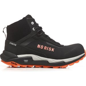 No Risk - Athletic Mid STX - Werkschoenen - Zwart/Oranje - Waterdicht - Composiet Beschermneus