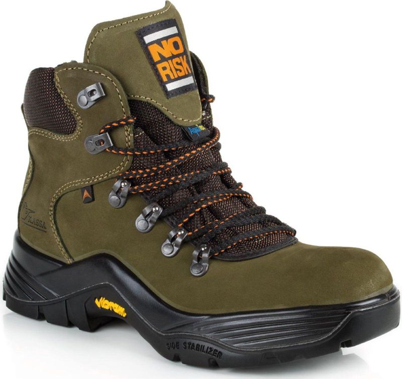 No Risk Outdoor - Sintra - Wandelschoenen - Groen - Aquatex Voering - Vibram Zool