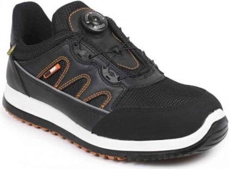 No Risk - Sprinter - Hardloopschoenen - Zwart - Stalen Neus - Kevlar Tussenzool