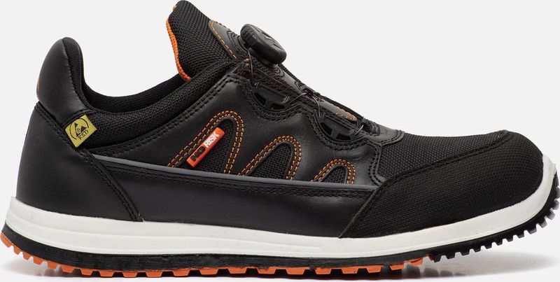 No Risk - Sprinter - Hardloopschoenen - Zwart - Stalen Neus - Kevlar Tussenzool