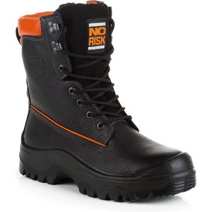 Forstsicherheitsstiefel NoRisk Größe 47 schwarz / orange - 39113-47