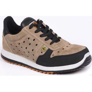 No Risk Runner Laag S1P ESD Beige/Zwart - Maat 40 - 11.071.014.40