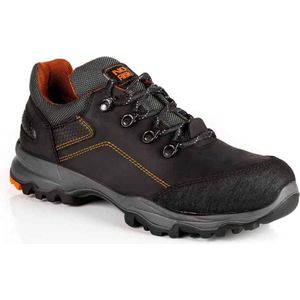 No Risk - Atlantis Laag S3 - Sneakers - Zwart - Materiaal: Leer