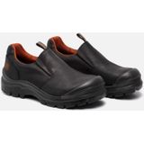 No Risk - Keady Instapper - Zwart - Nubuck Leer - S3 Veiligheidsschoen