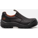 No Risk - Keady Instapper - Zwart - Nubuck Leer - S3 Veiligheidsschoen