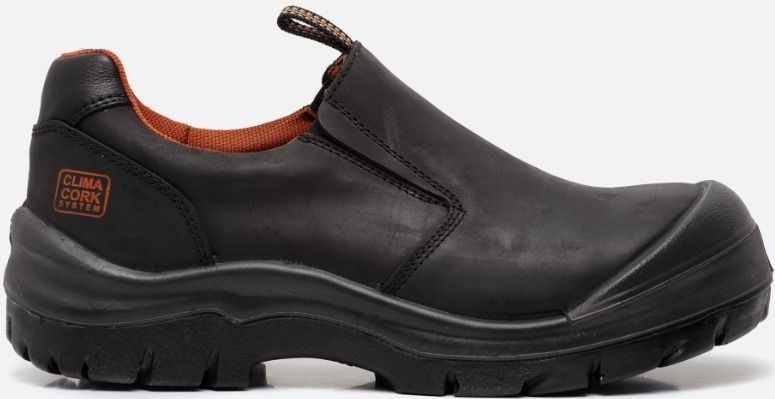 No Risk - Keady Instapper - Zwart - Nubuck Leer - S3 Veiligheidsschoen