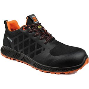 No Risk - Sooth - Lage Sneaker - Zwart - Volnerf Leer Nubuck