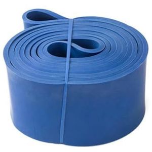 Robuuste latex weerstandsband, elastische oefensterkte, pull-ups, hulpband, kauwgom, fitnessapparatuur, versterkingstrein, blauw