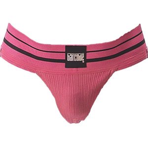 Barcode Berlin Andreus Jockstrap Pink-Black - MAAT S - Heren Ondergoed - Jockstrap voor Man - Mannen Jock