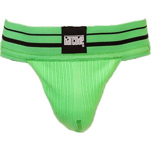 Barcode Berlin Andreus Jockstrap Green-Black - MAAT S - Heren Ondergoed - Jockstrap voor Man - Mannen Jock