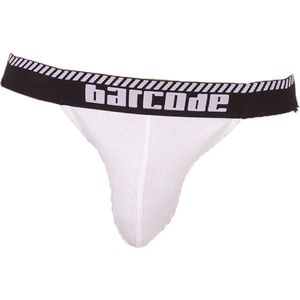 Barcode Berlin Kavan Jockstrap White-Black - MAAT S - Heren Ondergoed - Jockstrap voor Man - Mannen Jock