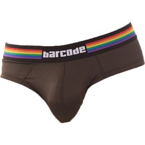 Barcode Berlin Pride Brief Olive - MAAT XL - Heren Ondergoed - Slip voor Man - Mannen Slip