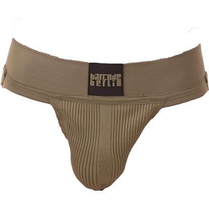 Barcode Berlin Sergey Pop Jockstrap Grasslandbeige - MAAT XL - Heren Ondergoed - Jockstrap voor Man - Mannen Jockstrap