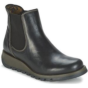 Fly London Salv Chelsea Boots voor dames, Zwart 000, 5 UK