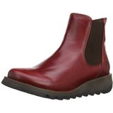 Fly London Dames Salv Rug Chelsea Boots, Rood Rood 004, 36 EU