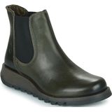 Fly London - MOL 2 - Leren Kniehoge Laarzen - Met Ritssluiting