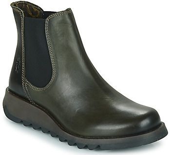 Fly London - MOL 2 - Leren Kniehoge Laarzen - Met Ritssluiting