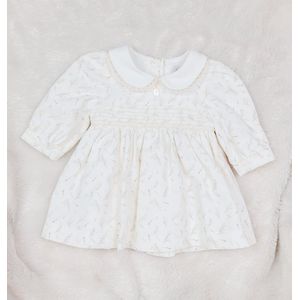 Patachou Jurkje Babyrib| Creme/zand |3733011 | maat 50 | Newborn